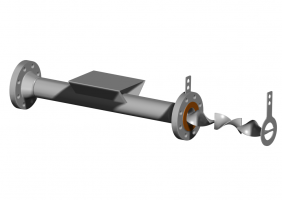 static mixer MS TOR helicoidal elements